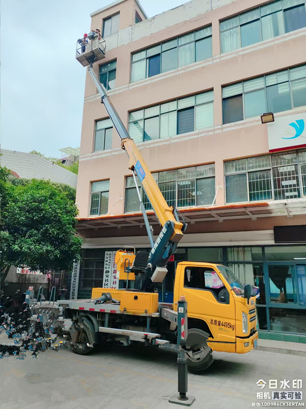 漢陽登高車出租，龜山18米高空作業車租賃